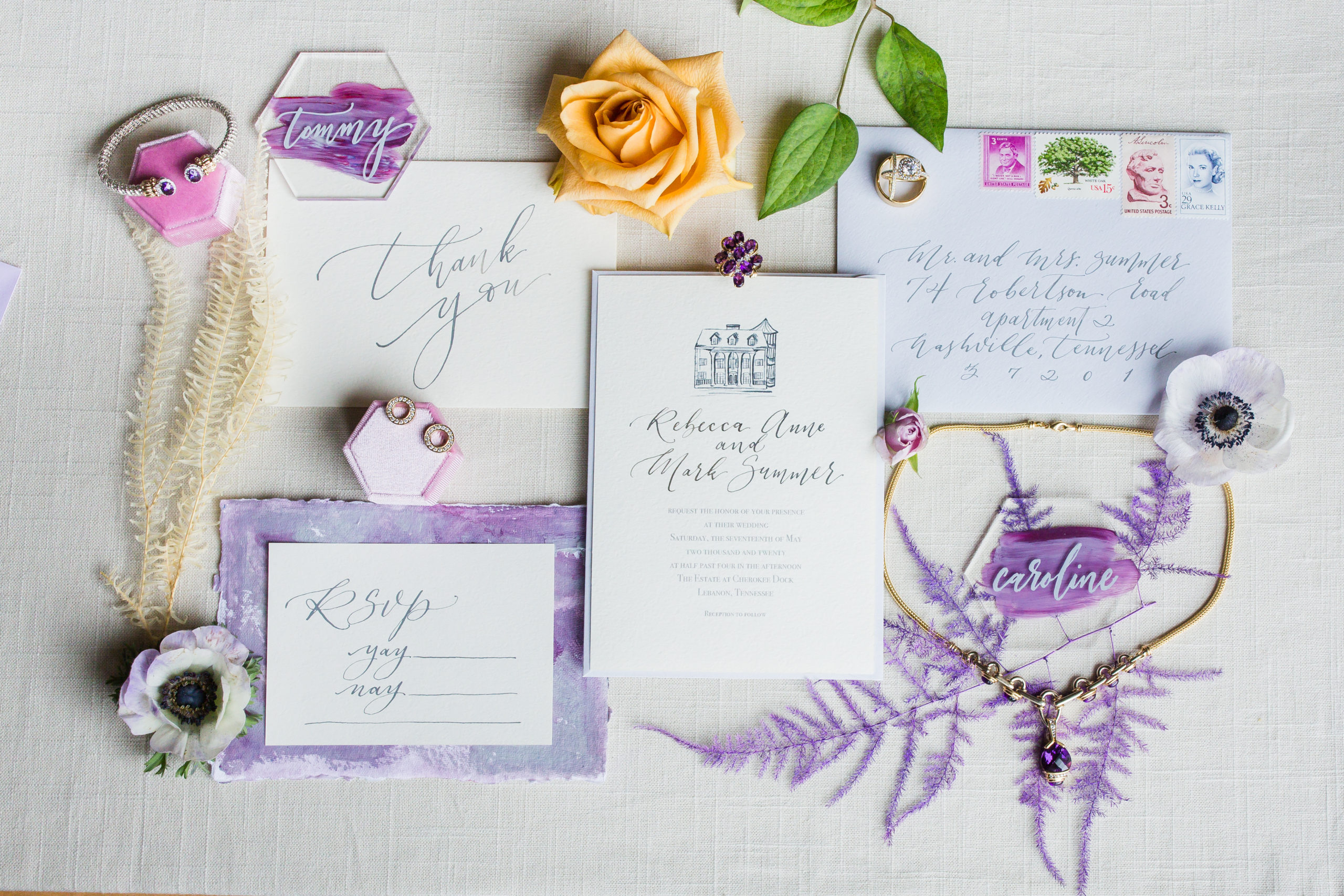 Lavender & Lilac Shoot | The Estate at Cherokee Dock