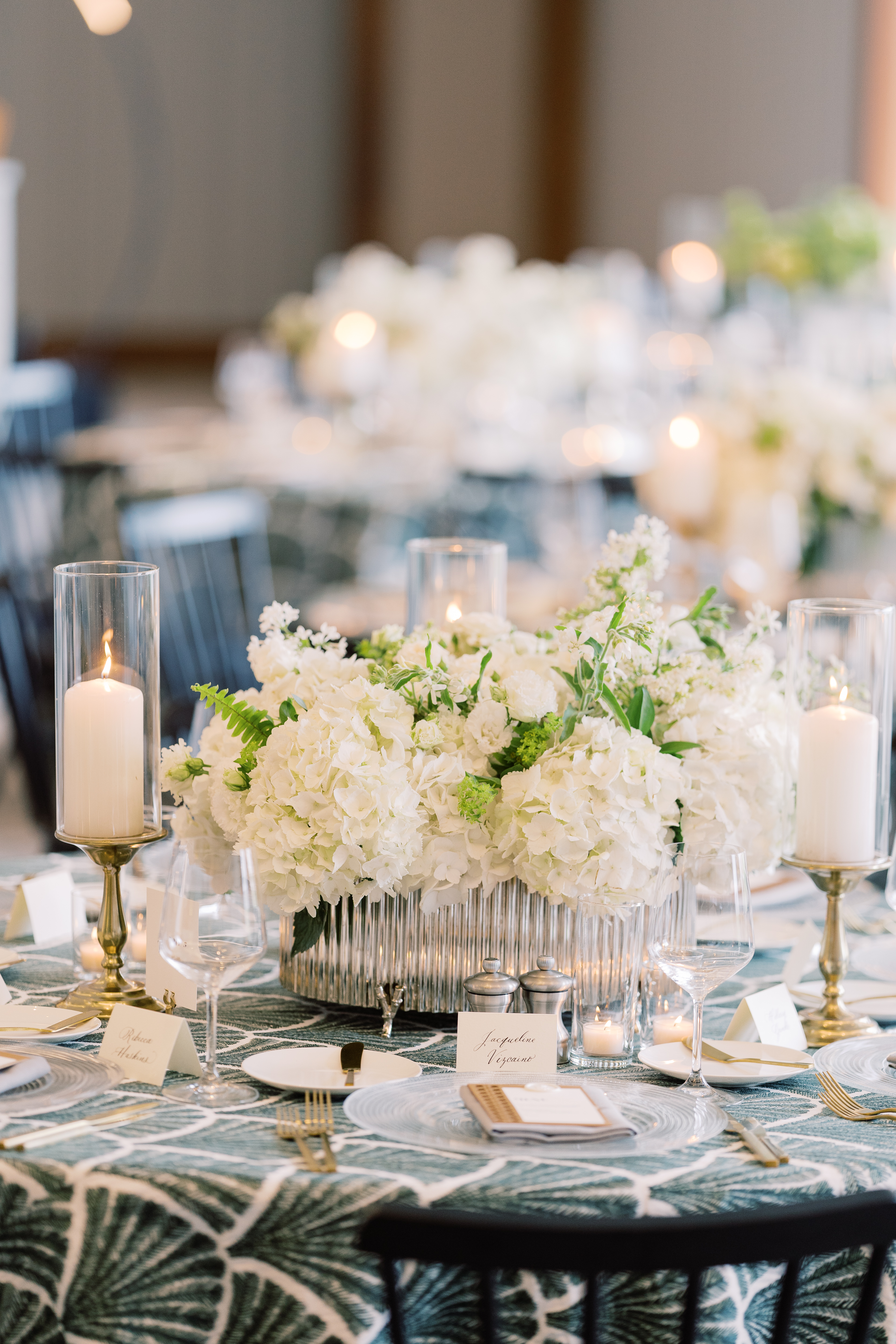 Full table scape display.