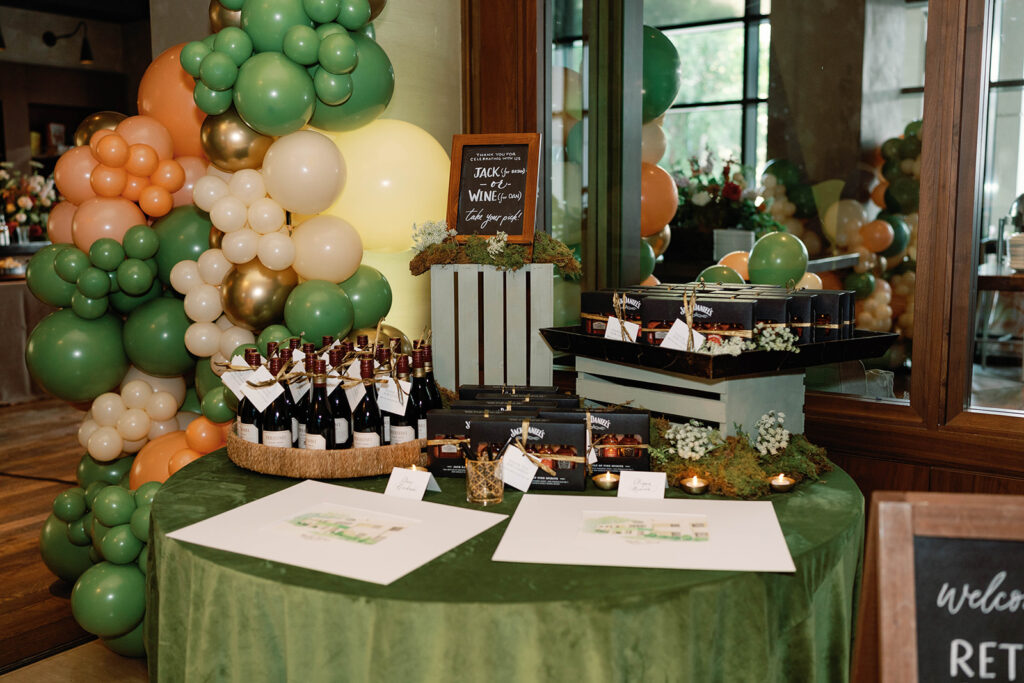 Party Favor table display