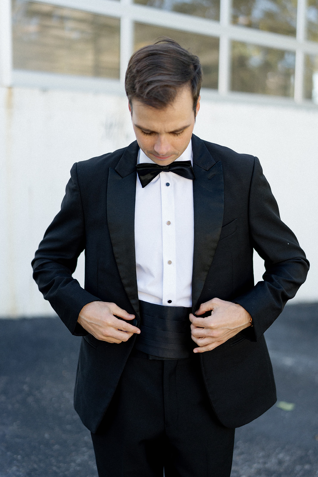 groom getting ready