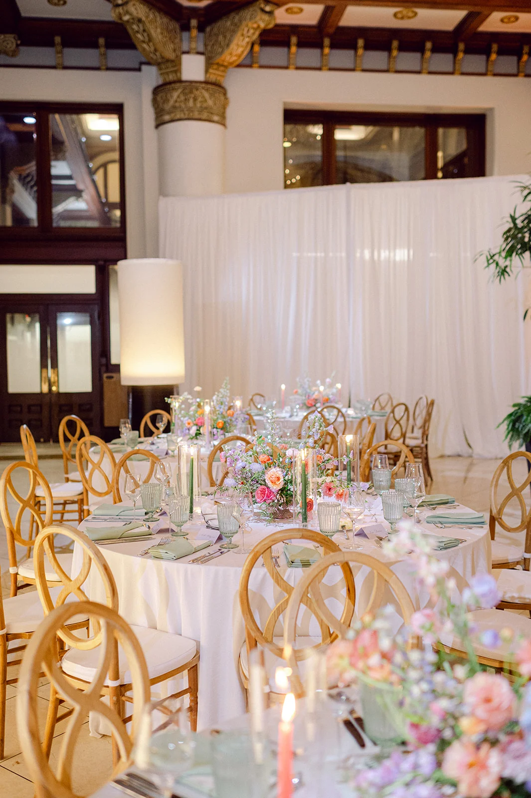 Lavender Wedding Invitations and Details from Historic Union Station Hotel Wedding in Nashville, TN