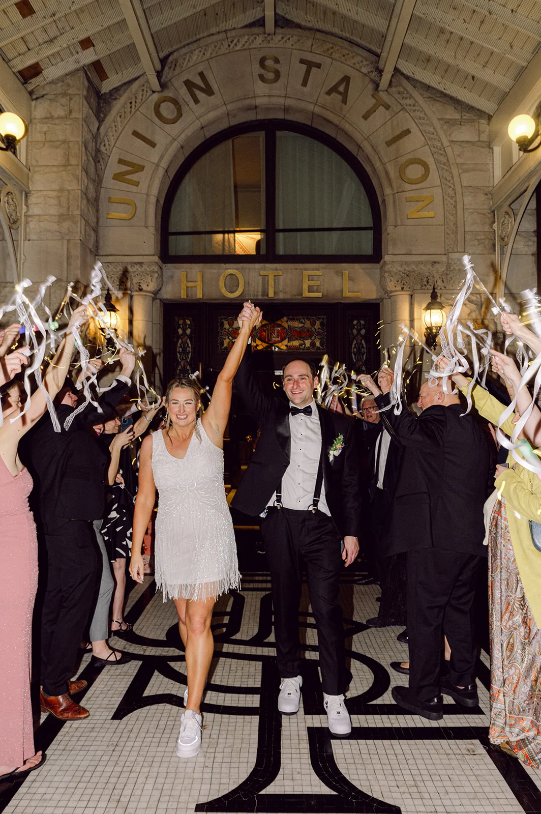 Lavender Wedding Invitations and Details from Historic Union Station Hotel Wedding in Nashville, TN