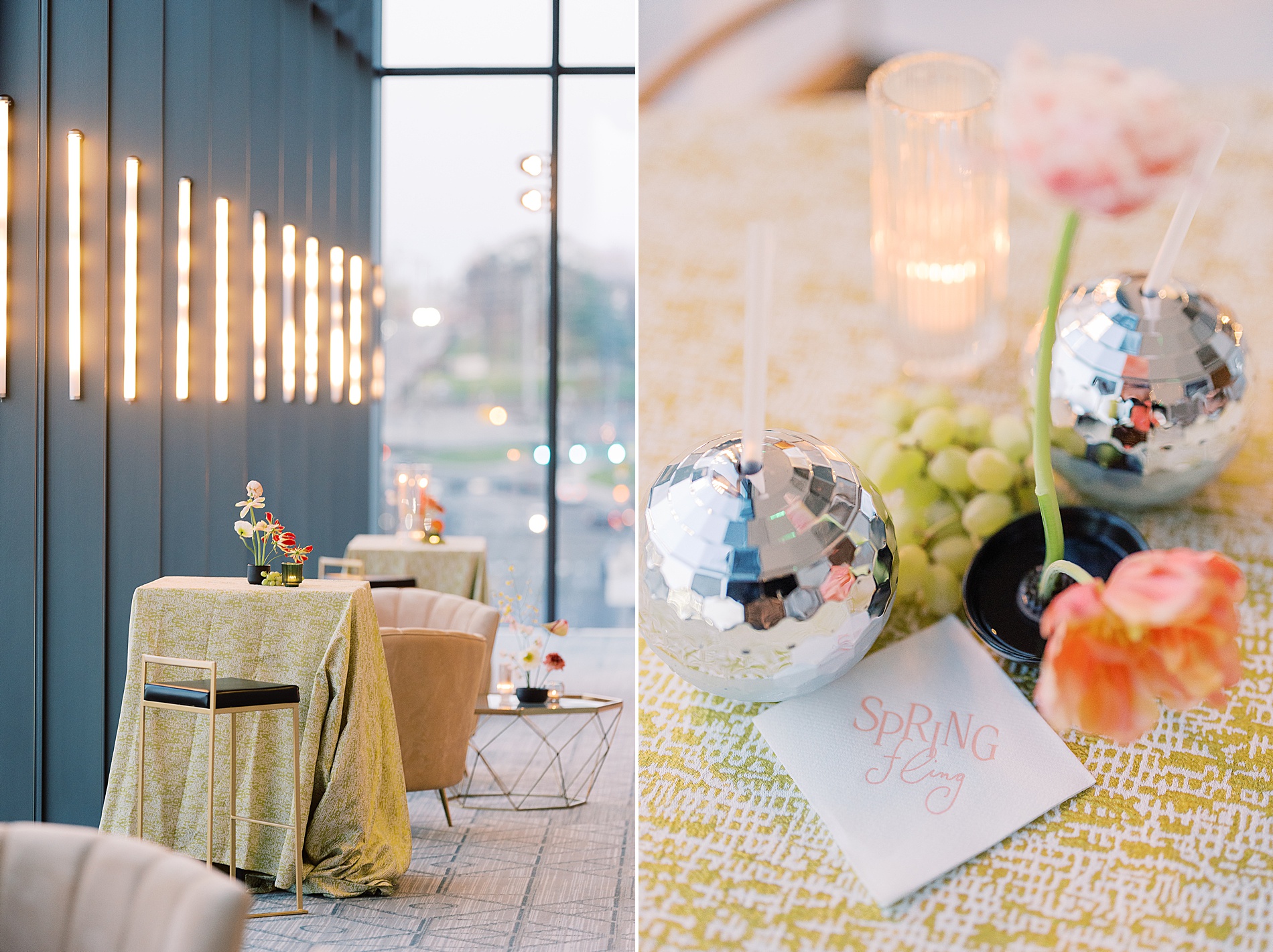 Spring fling custom napkins
