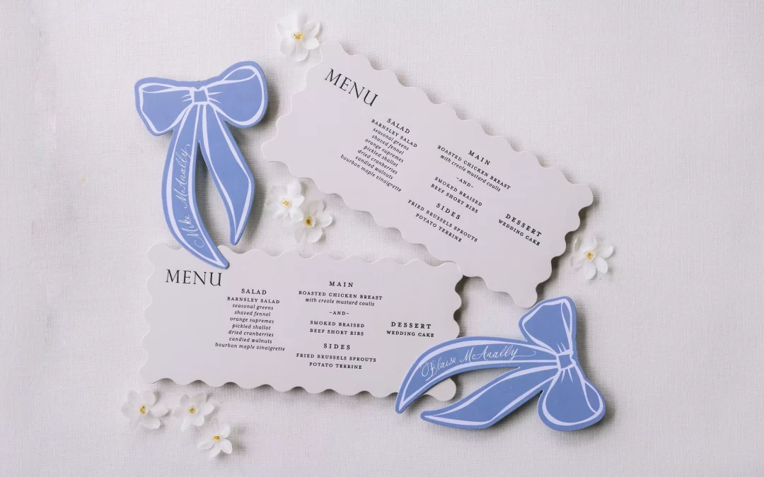 Blue Ribbons & Third Grade Wisdom | A Romantic Barnsley Resort Wedding
