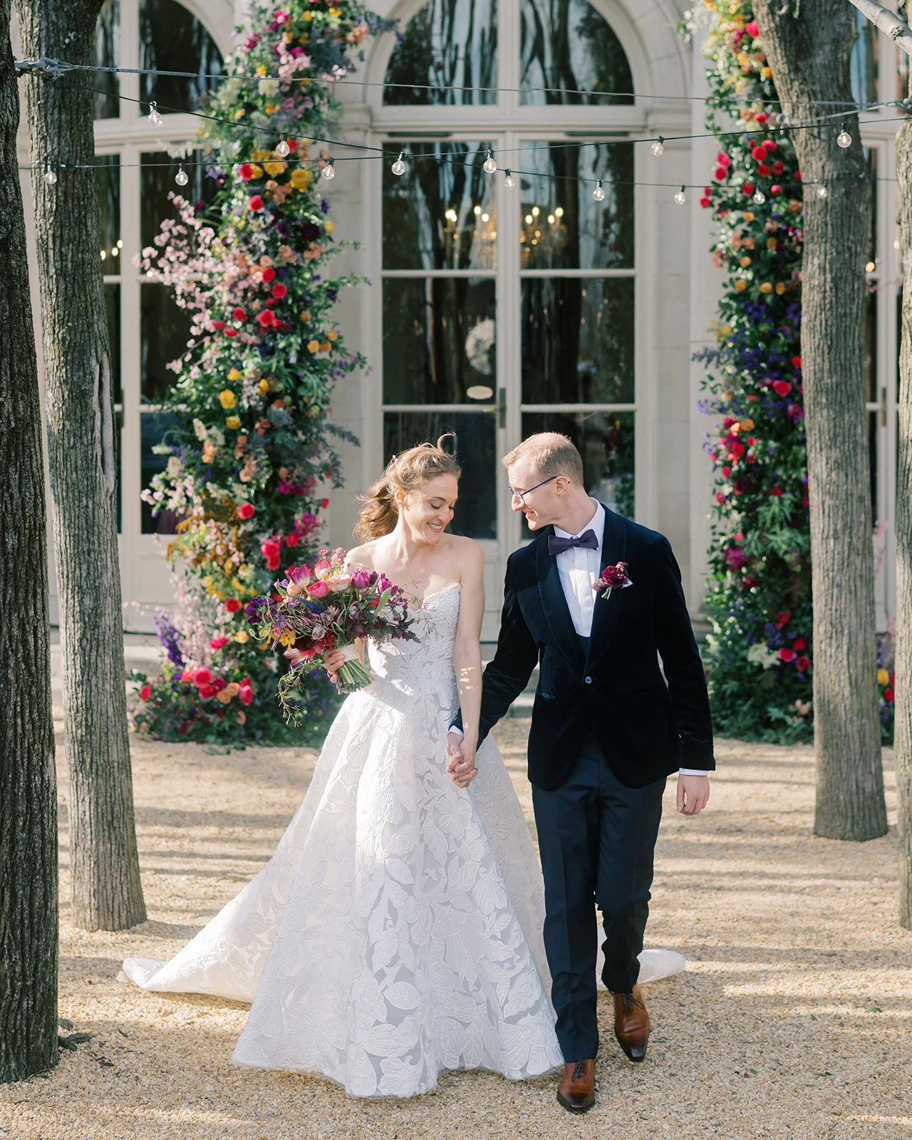 newlywed portraits from Colorful and Bookish DC Wedding