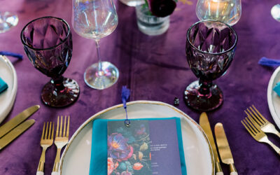 Colorful and Bookish DC Wedding