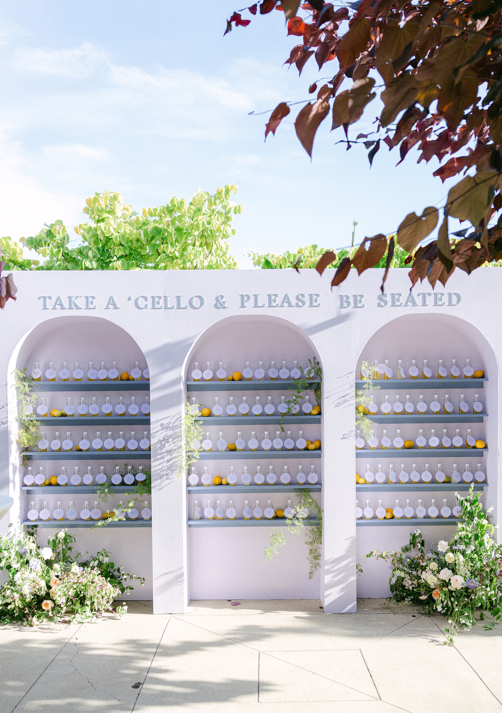 From Invitations to Limoncello: Custom Clementine Hall Wedding Details