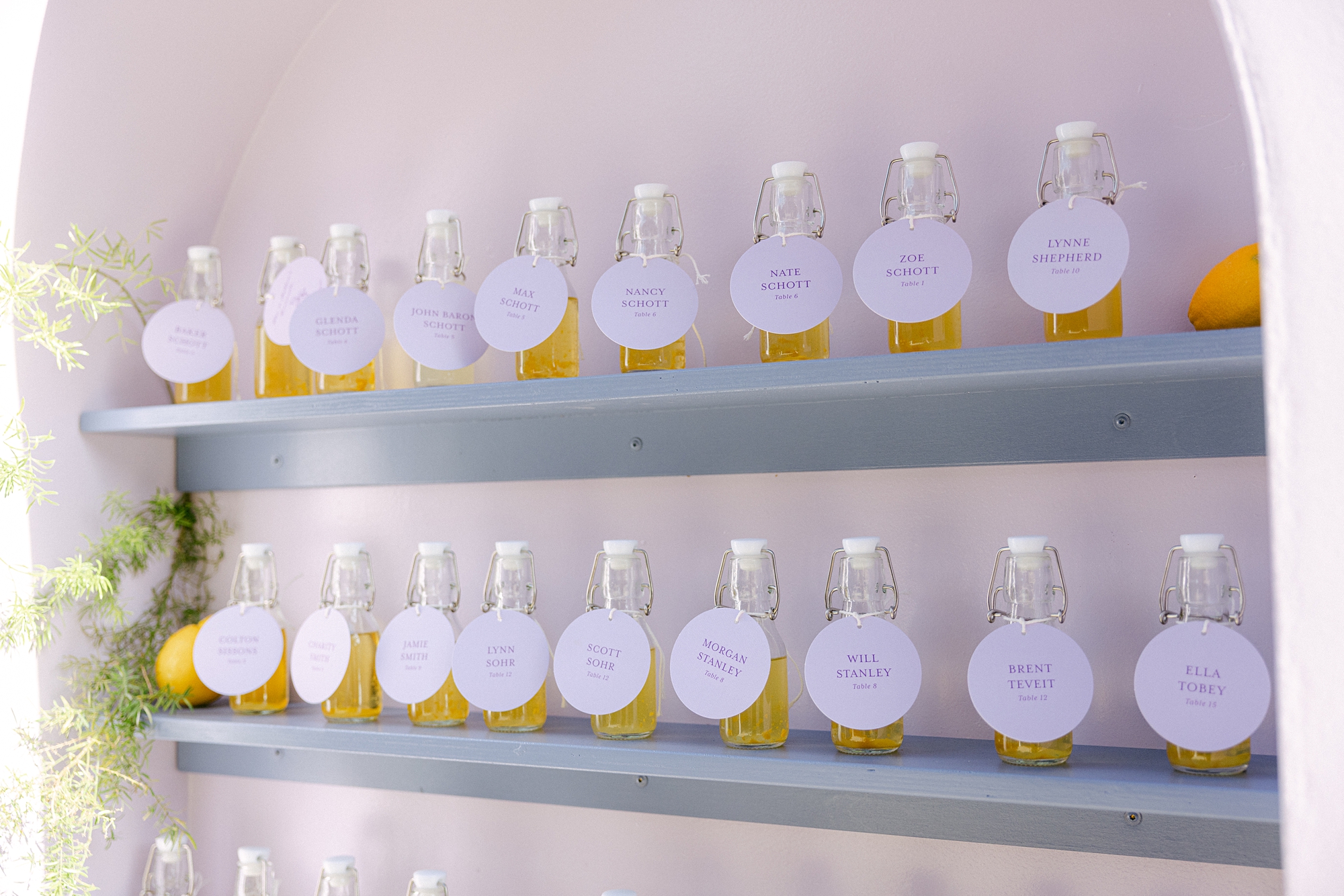 From Invitations to Limoncello: Custom Clementine Hall Wedding Details