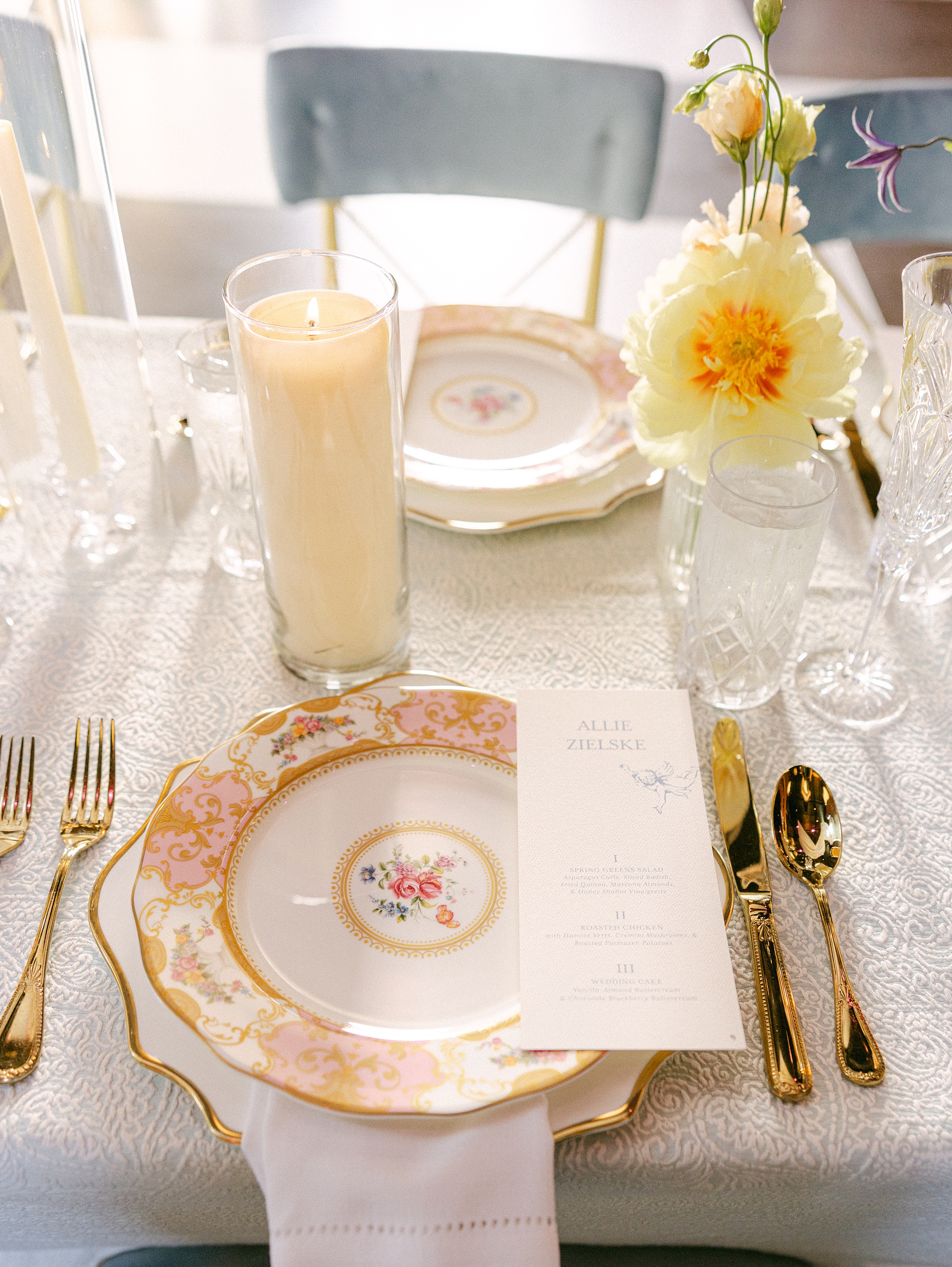 custom menus from Clementine Hall 