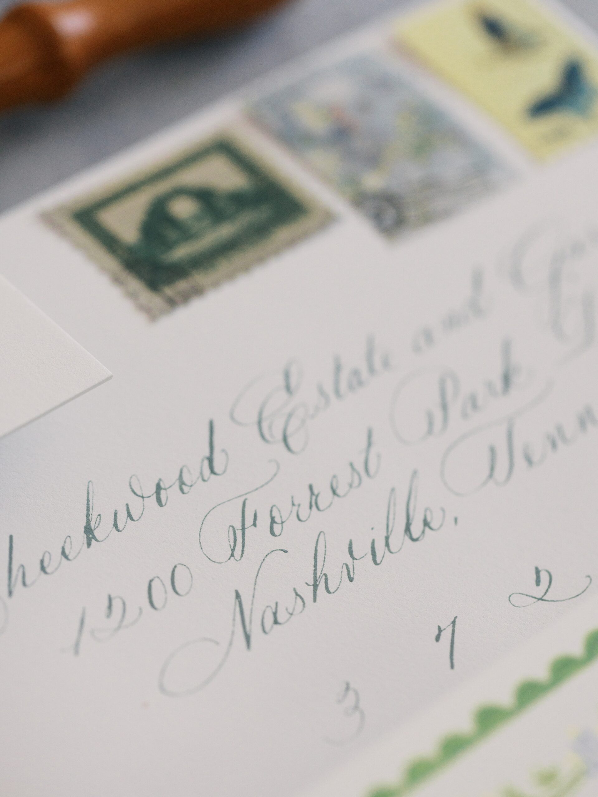 envelope calligraphy