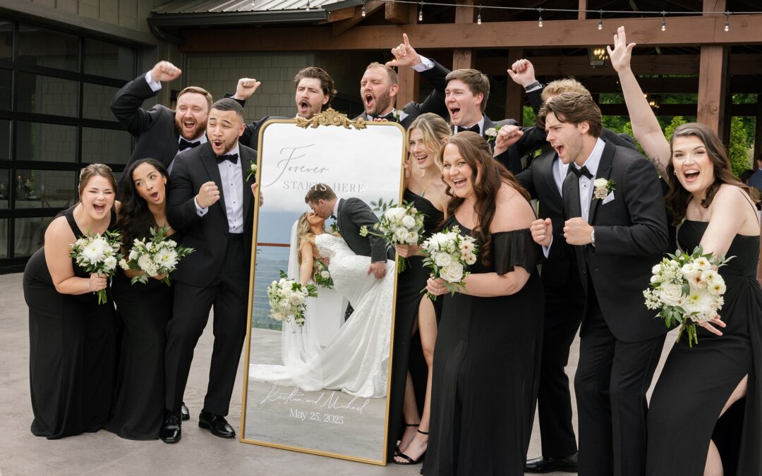 Timeless Black and White Wedding at The Trillium in East Tennessee