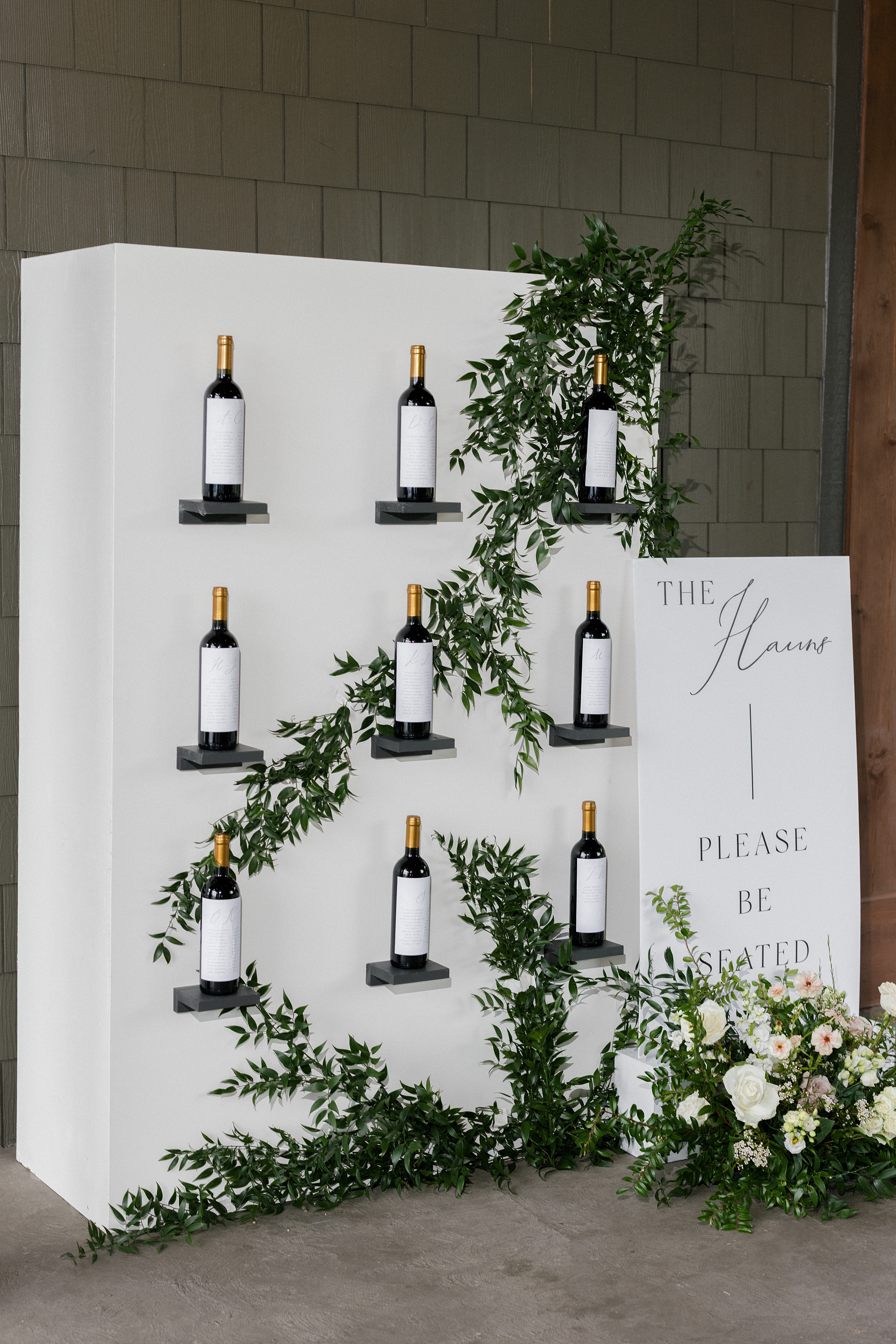 Timeless black and white wedding details at The Trillium 