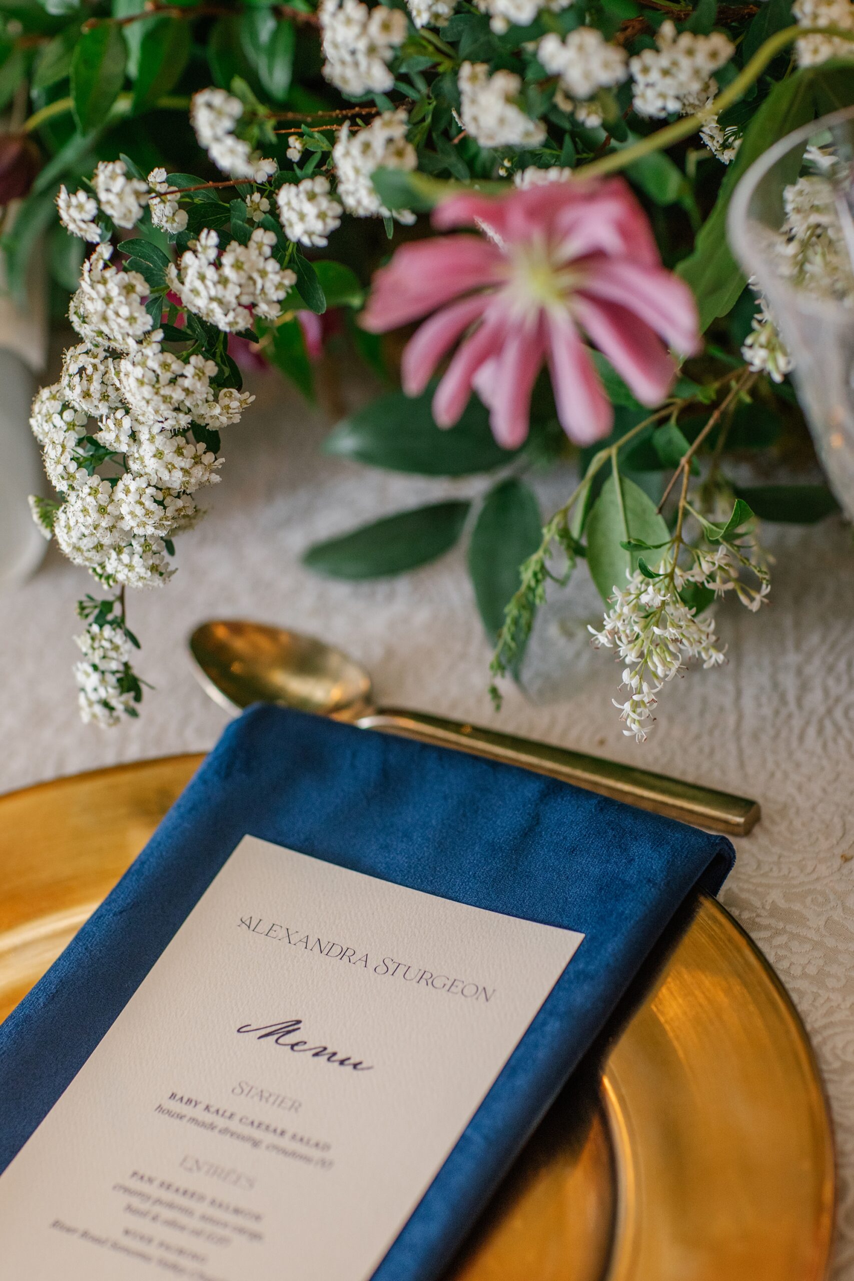 custom wedding menus 