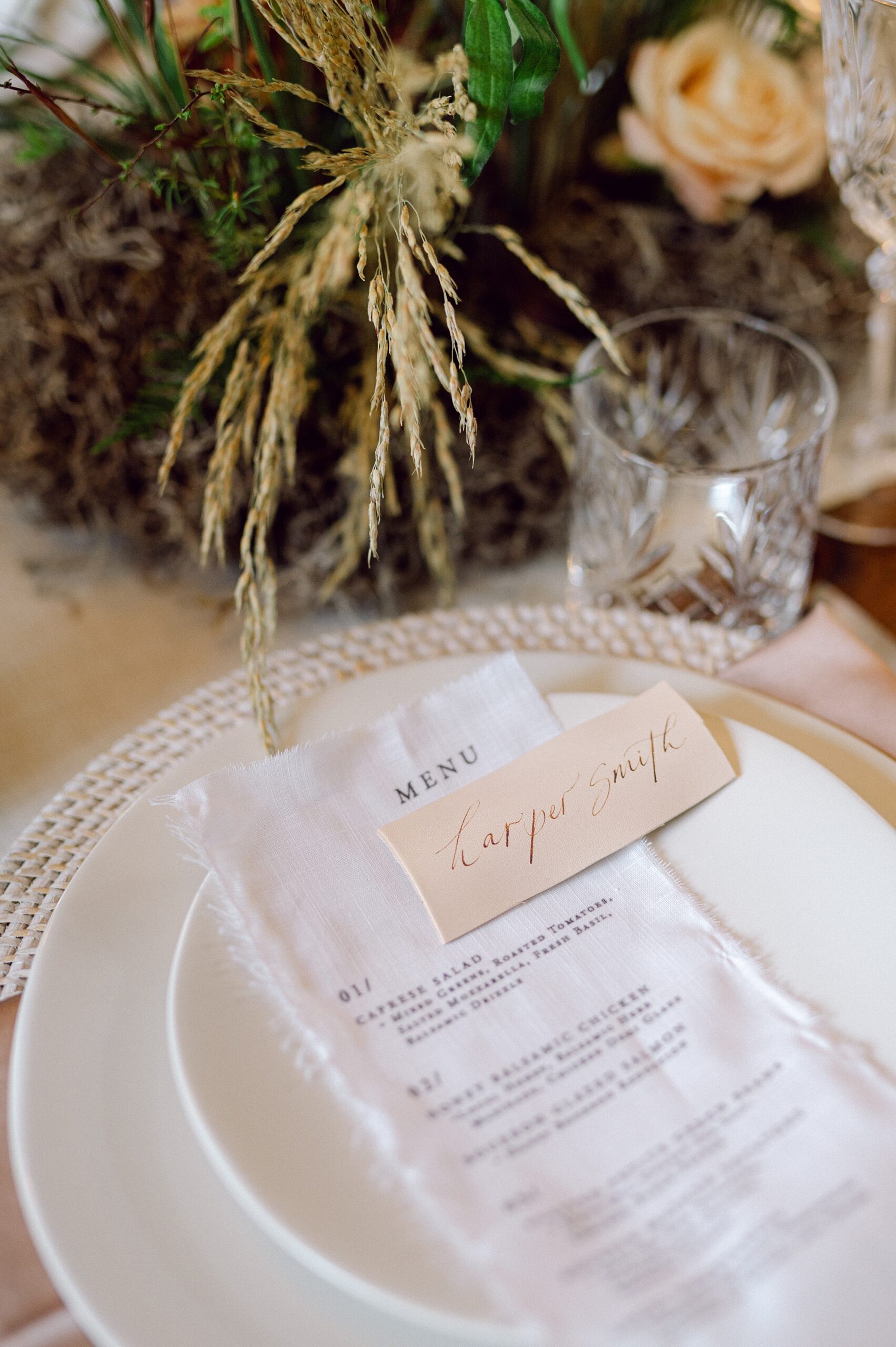 Cedarmont Farm Textured Wedding Details | Invitations & Day of Details