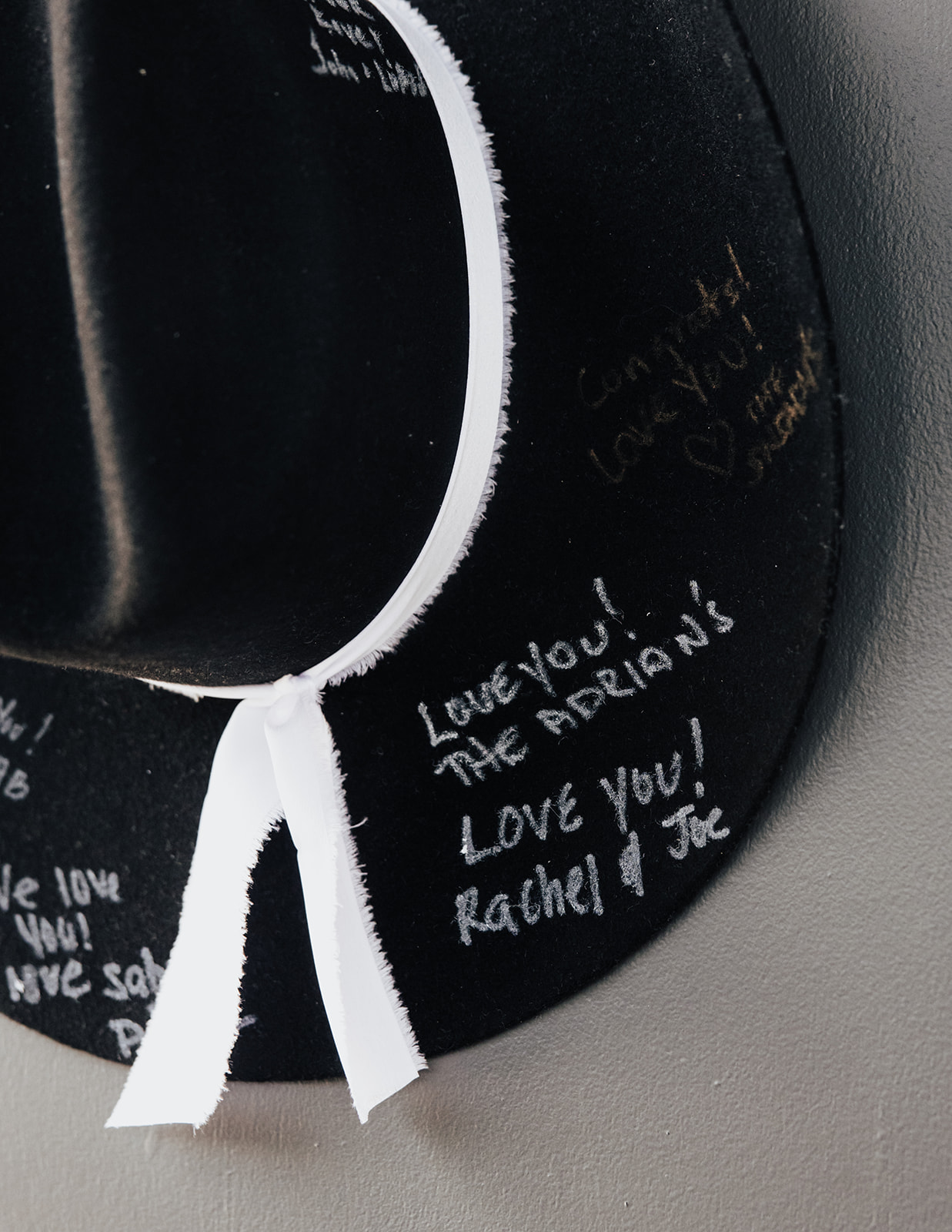 Nashville wedding details: A Cowboy Hat Guestbook Wall  