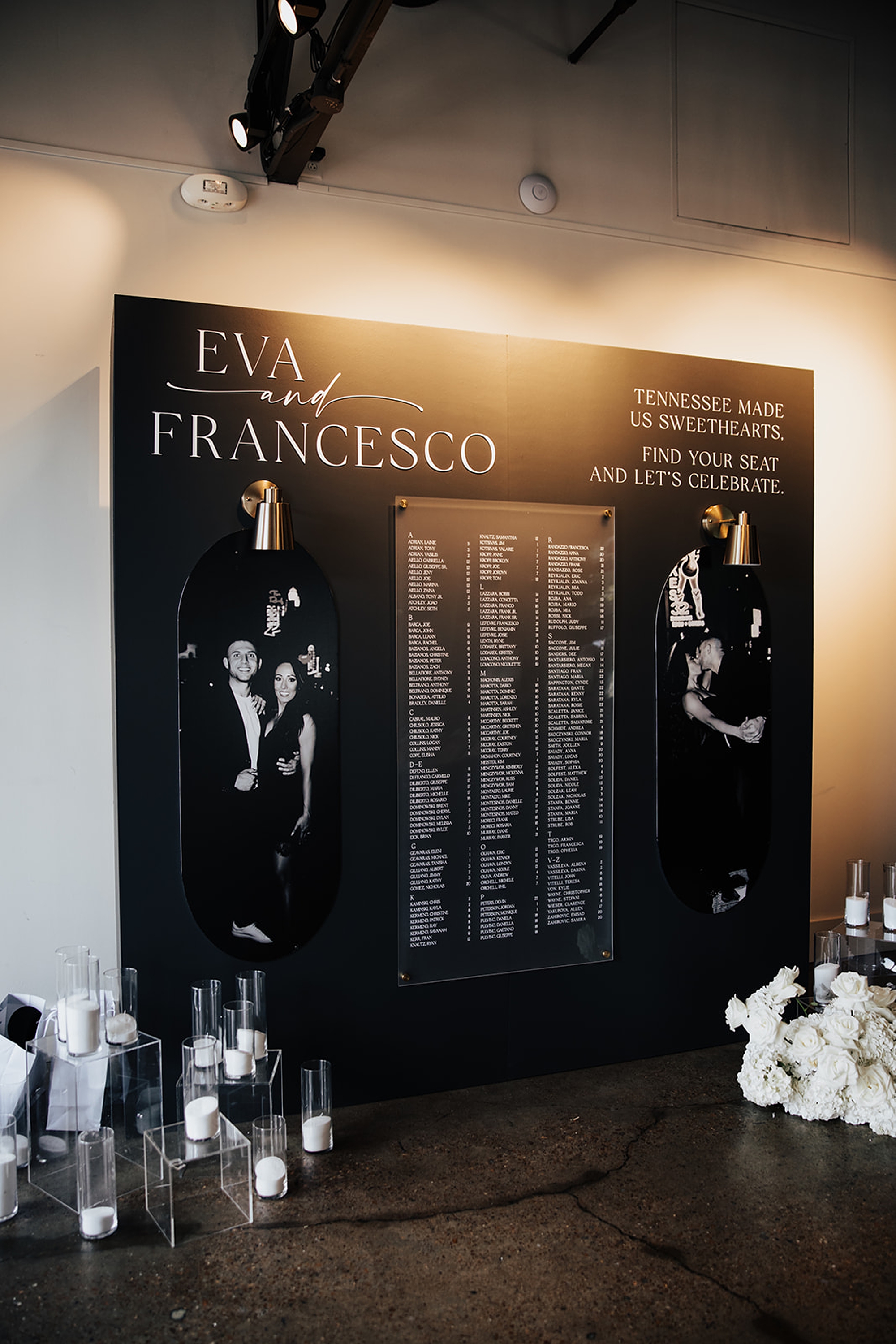 Saint Elle Wedding | Classic Black & White Details With a Modern Twist