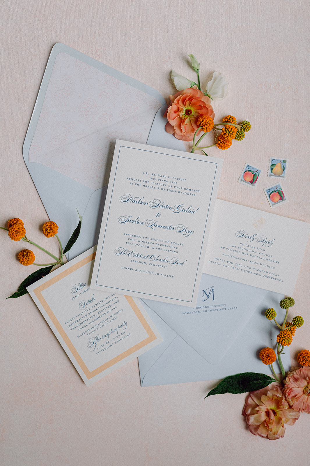 A Soft, Spring-Inspired Invitation Suite