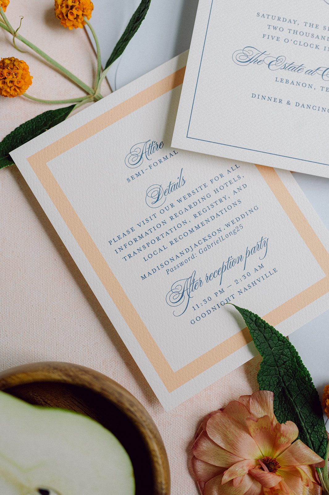 Spring Colors & Playful Personalized Details from Cherokee Dock wedding 