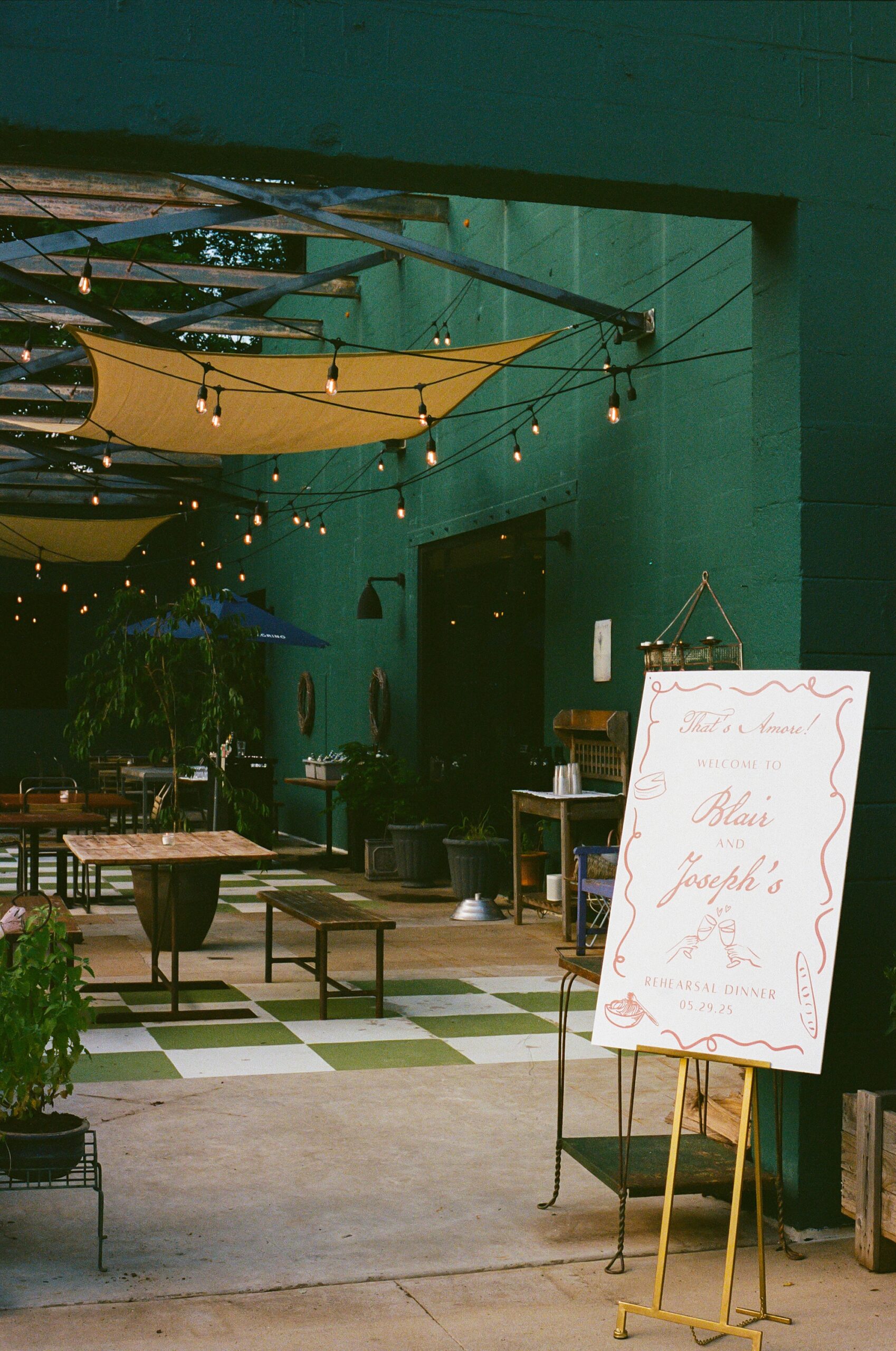 welcome sign created by Nashville full service design studio 