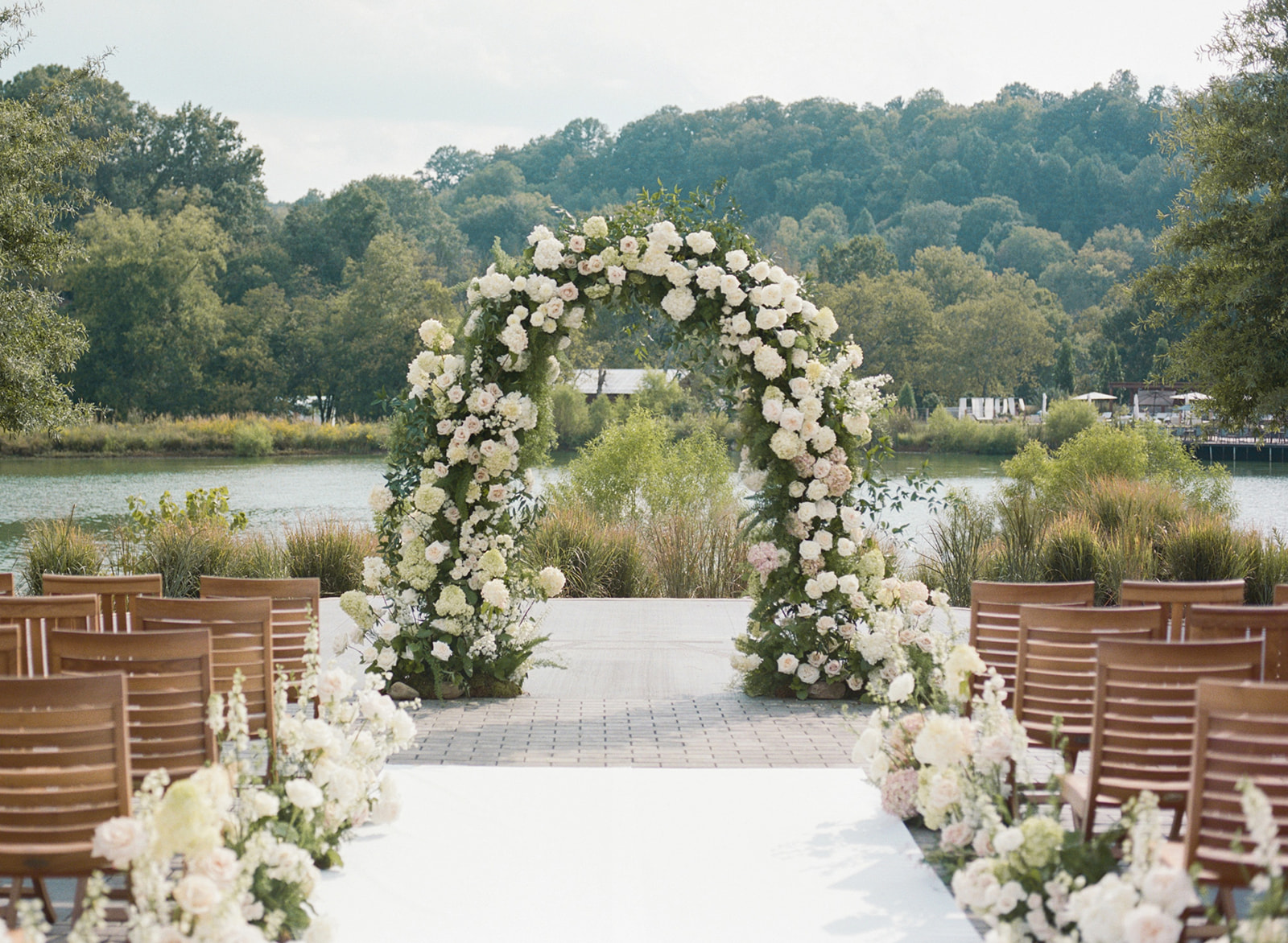 Intentional Wedding Details at Southall Farm & Inn wedding ceremony