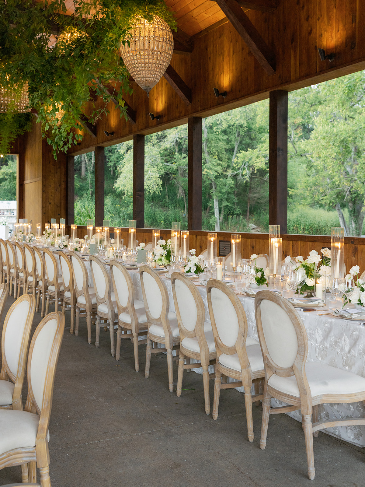 elevated wedding reception at Southall Farm & Inn