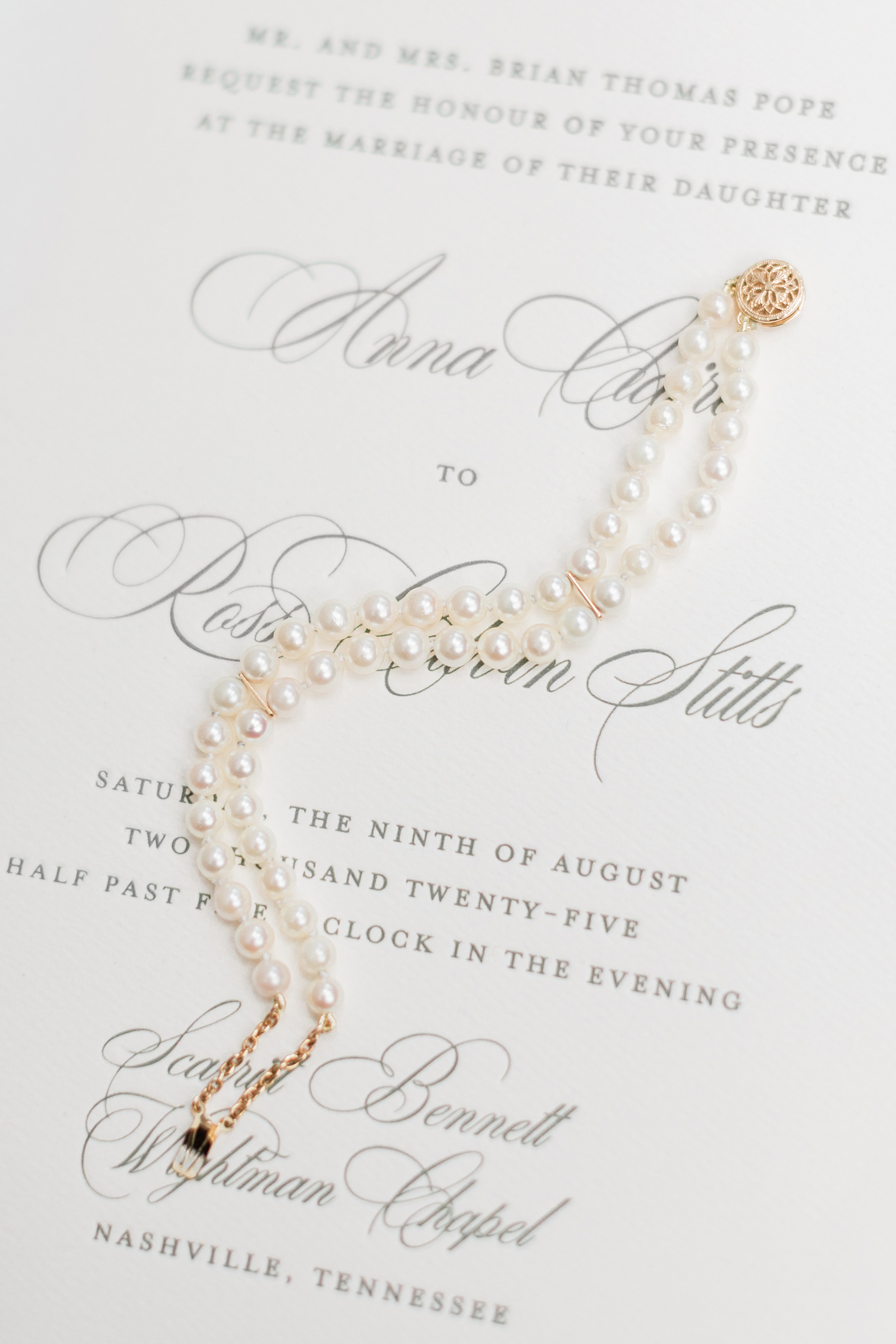 letter-pressed wedding invitations 