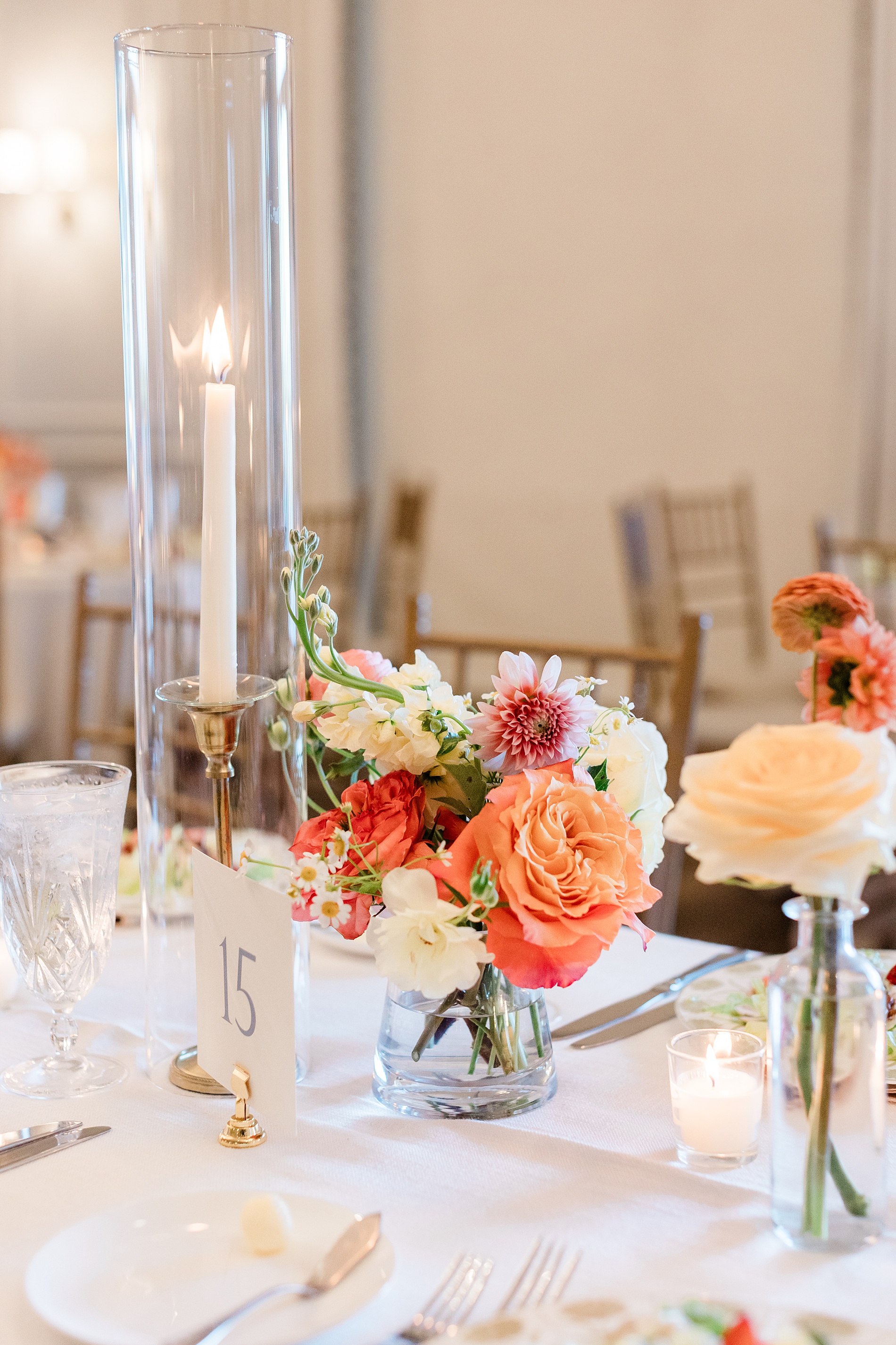 elegant Nashville wedding reception tablescape