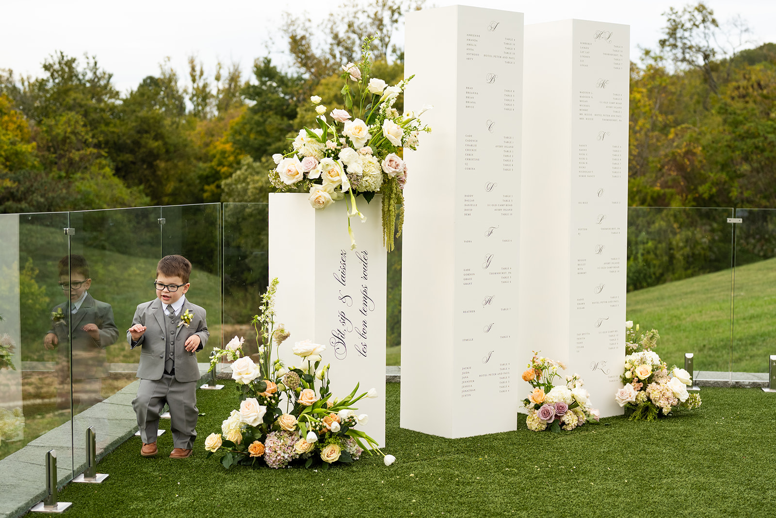 Custom Signage and Details for Nashville Wedding at Diamond Creek Farm 