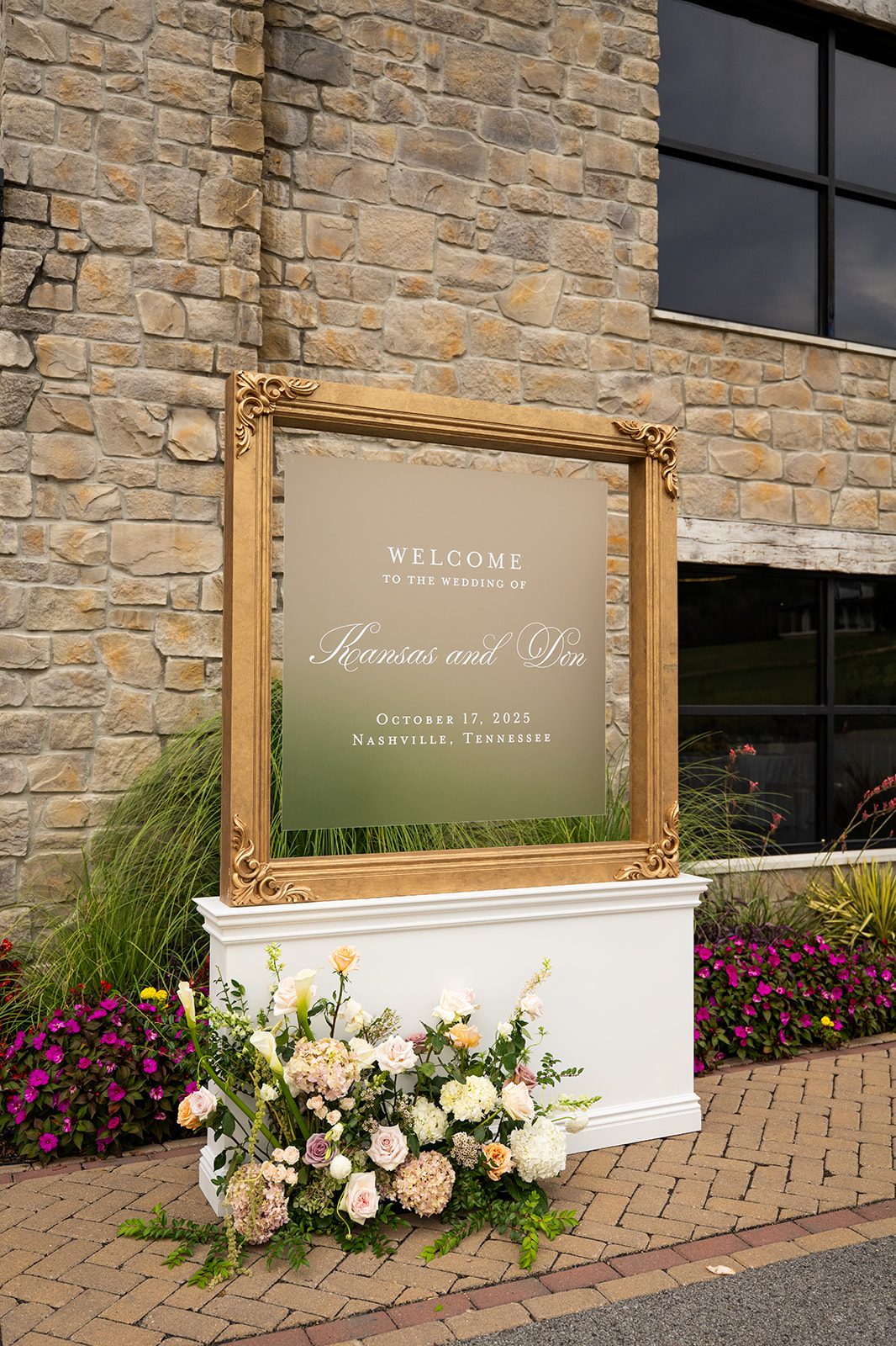 custom wedding welcome sign 