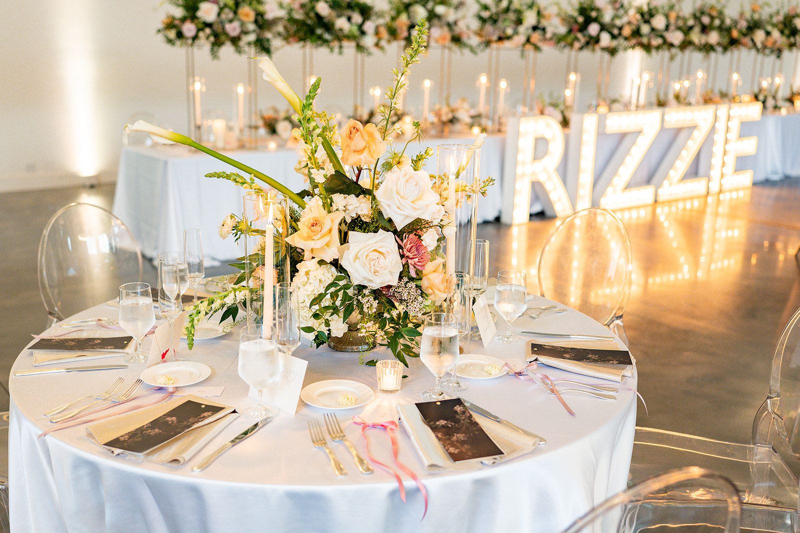 Custom Signage and Details for Nashville Wedding at Diamond Creek Farm 