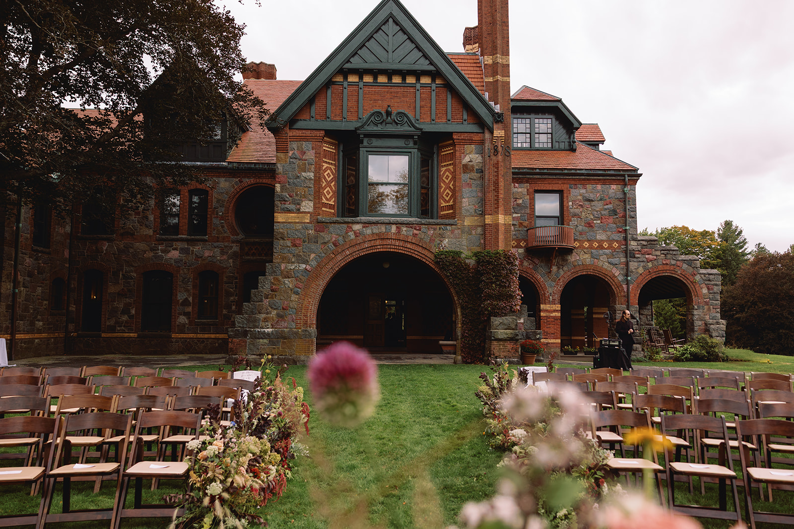 Elegant Eustis Estate Wedding ceremony