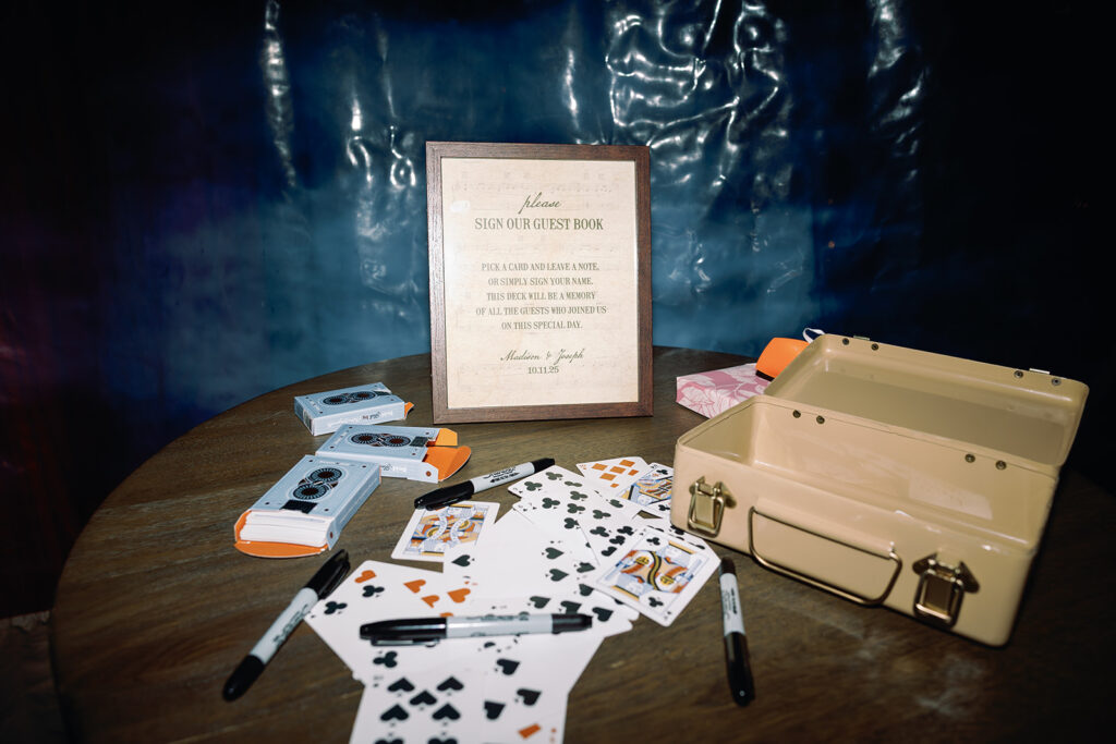 guestbook sign from Elegant Eustis Estate Wedding with Playful, Personal Details