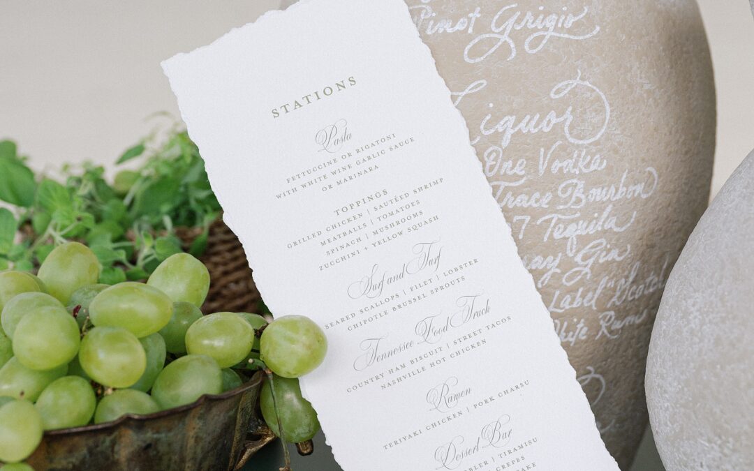 Italian-Inspired Wedding Details at Cherokee Dock