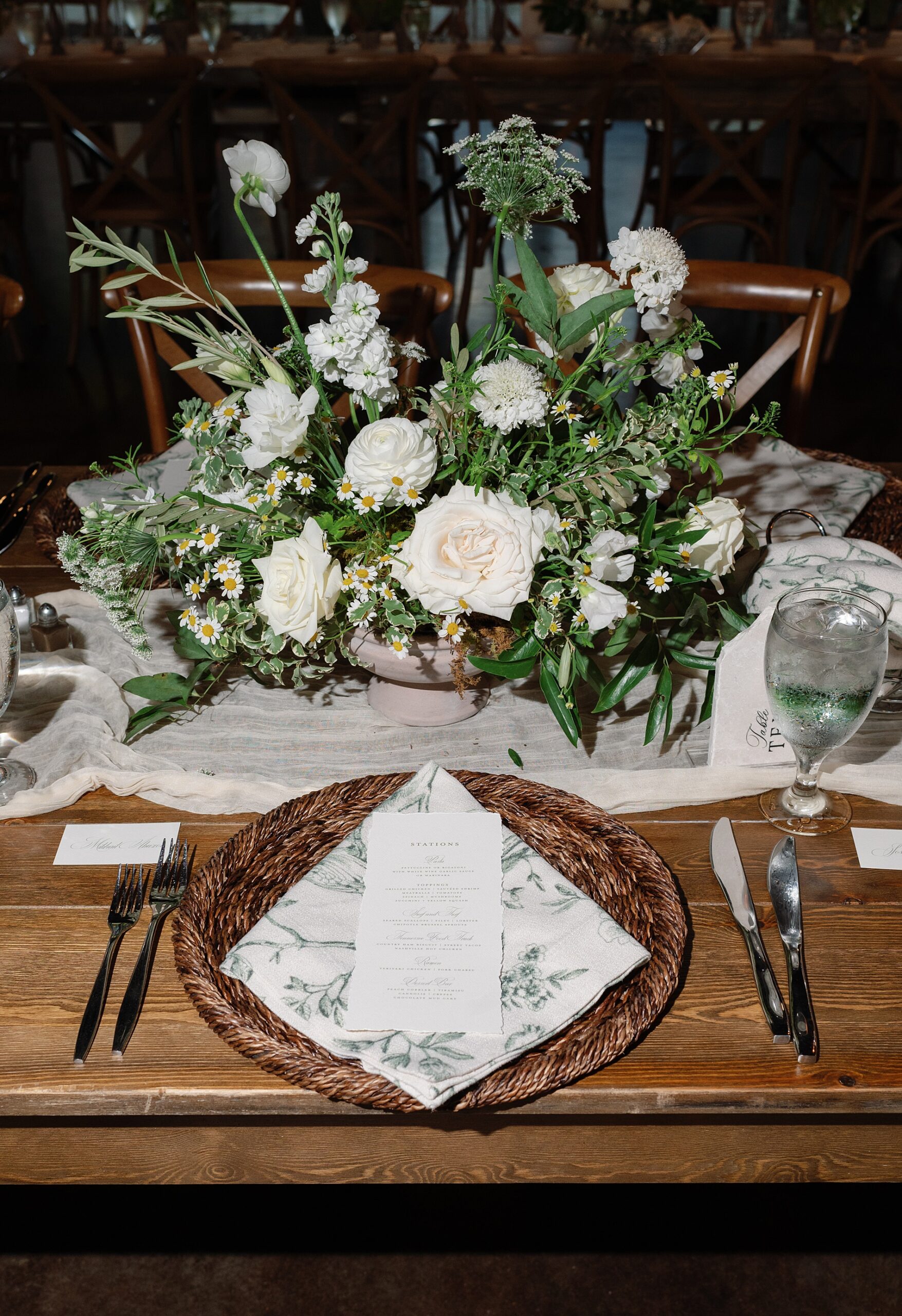 Timeless Hand-Deckled Menus