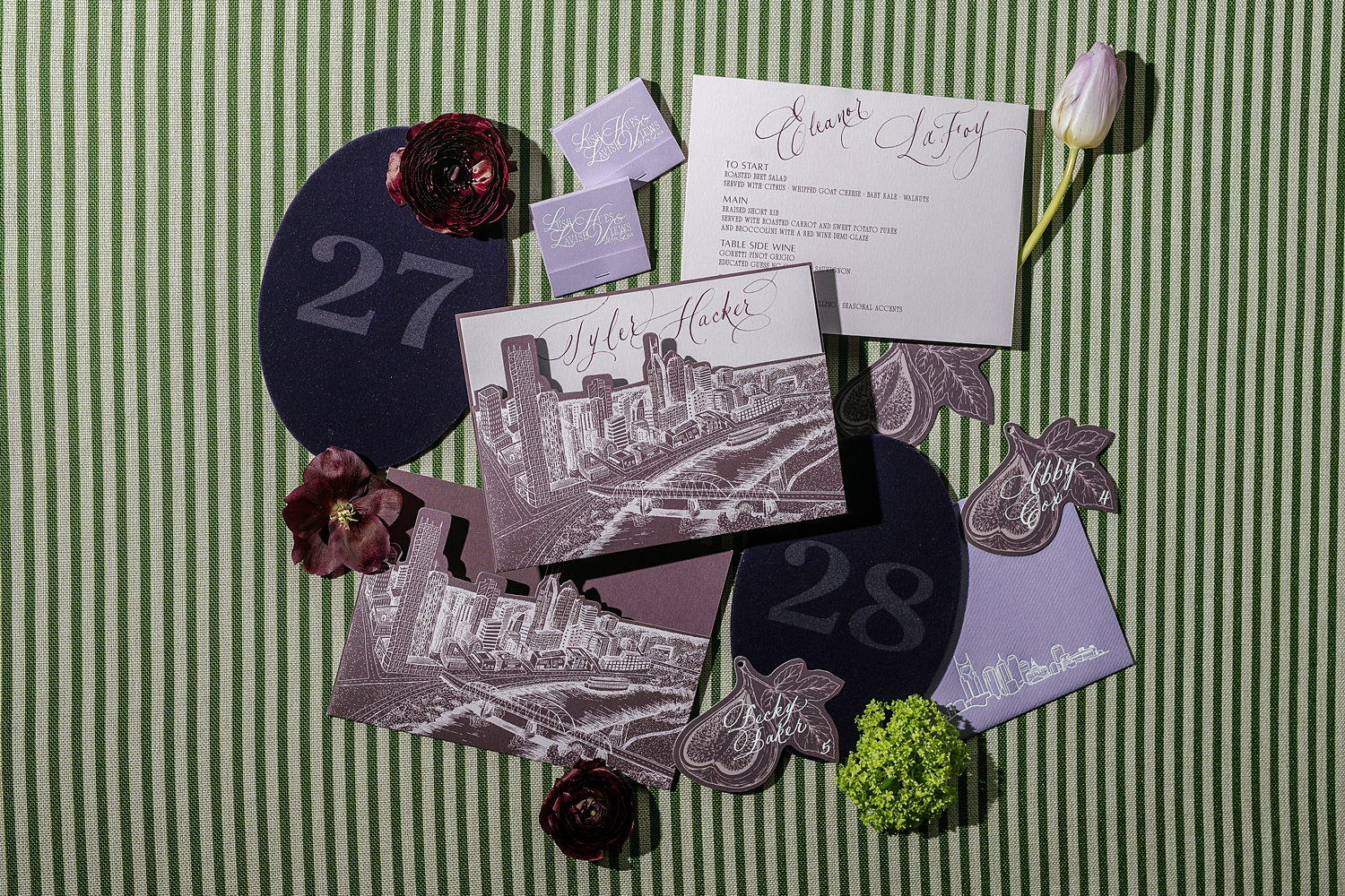 elevated event details by White Ink Calligraphy 