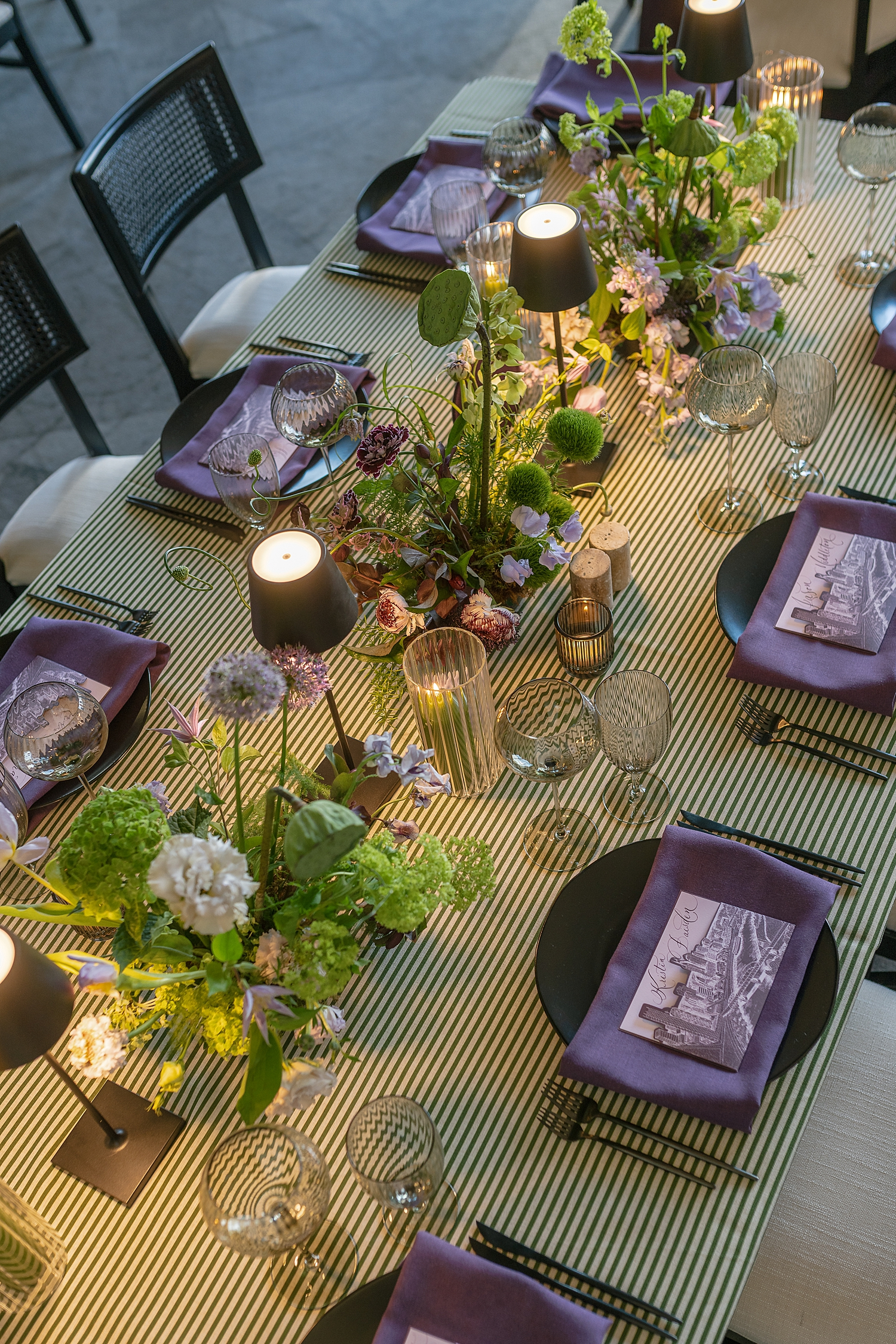 elevated event details and tablescape 