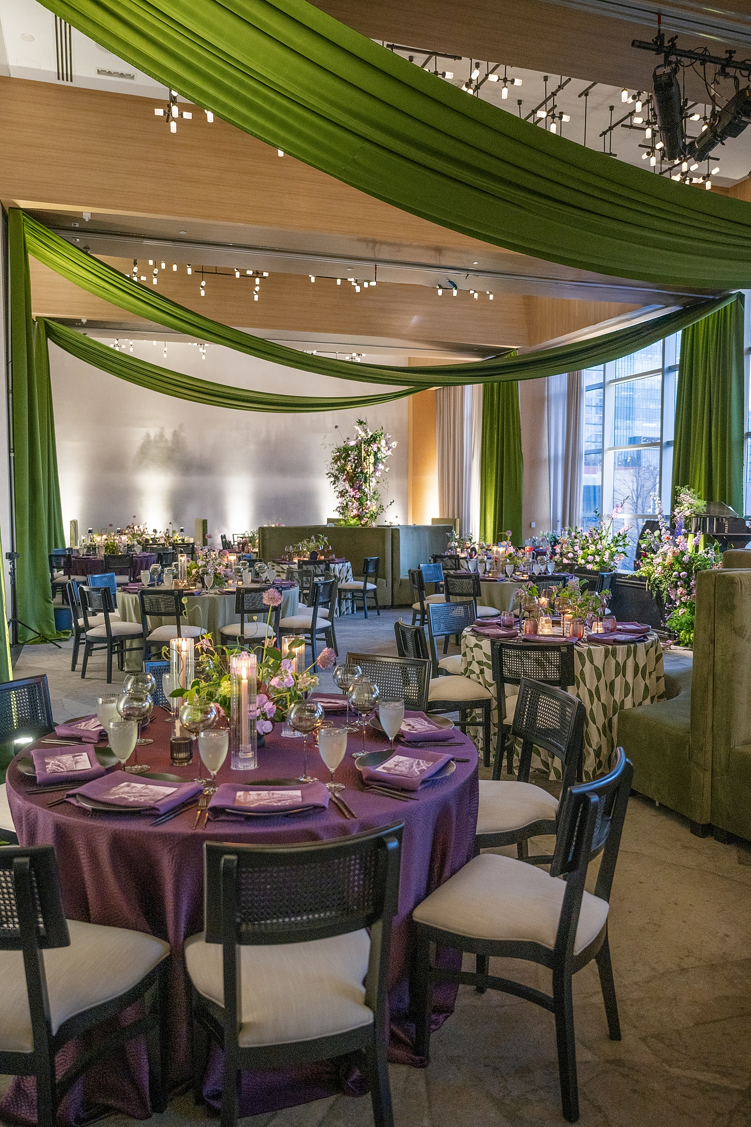 elevated event details and tablescape at 1 Hotel in Nashville 
