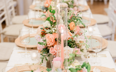 Spring Garden Wedding Details at The Sewanee Inn