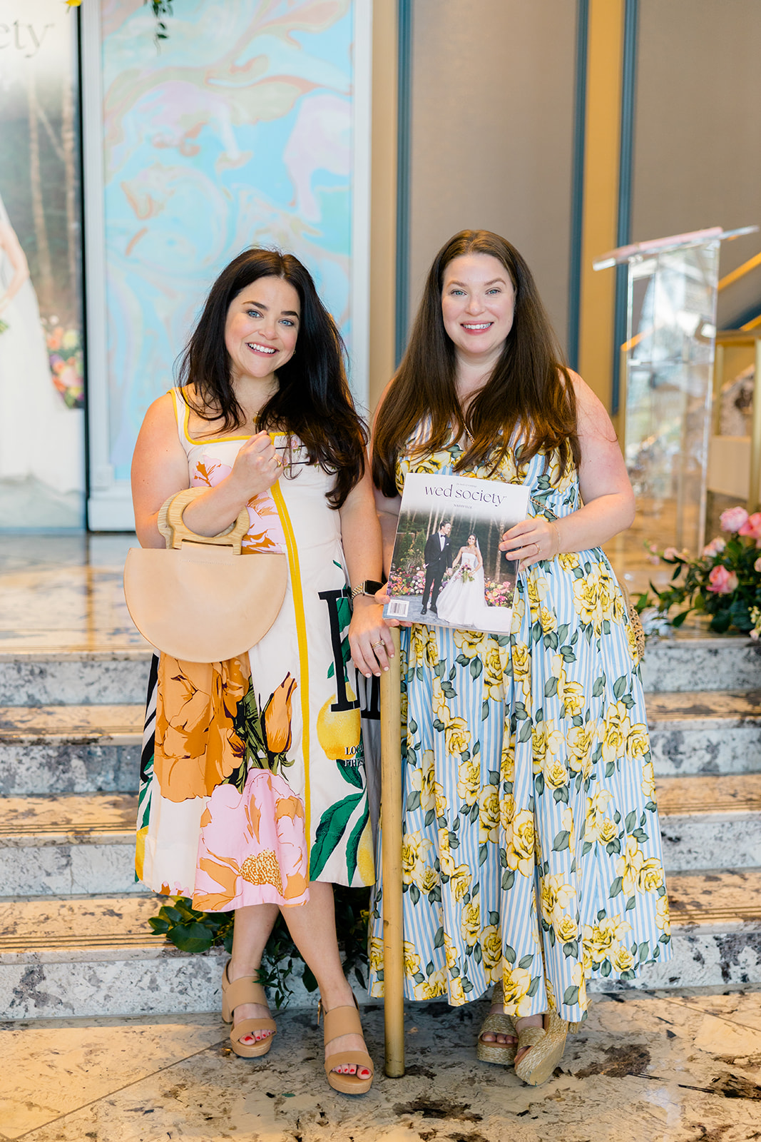 White Ink Calligraphy team at Wed Society Nashville Book of Weddings Event