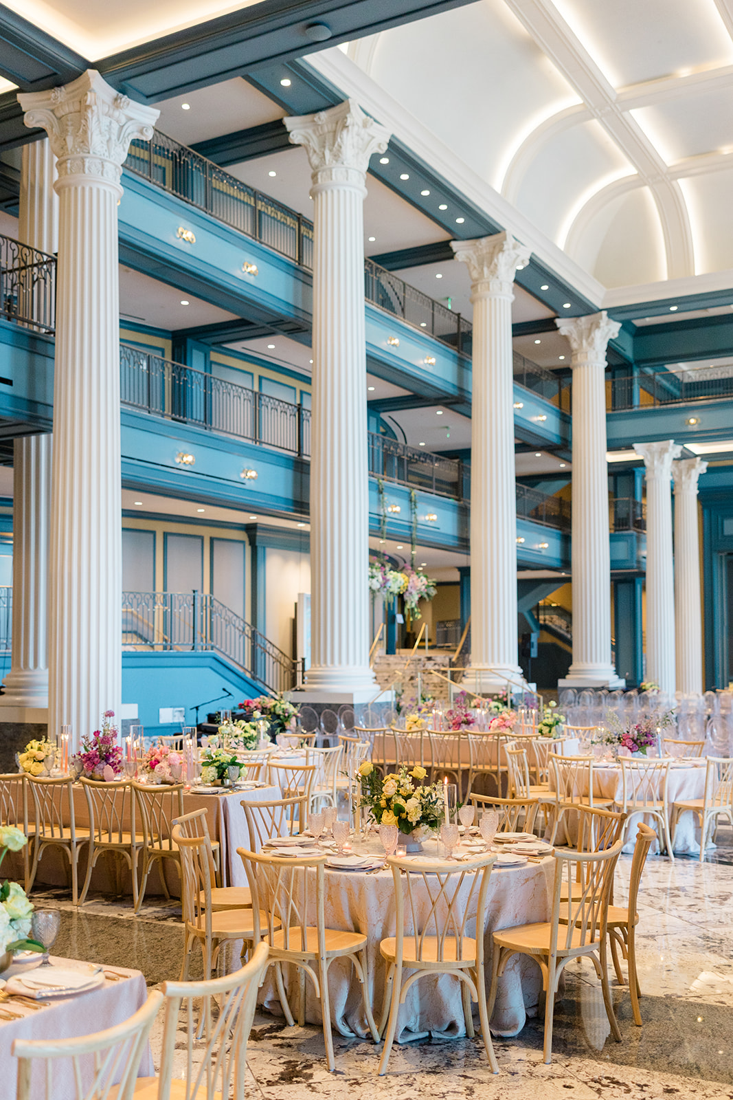 Wed Society Nashville Book of Weddings Event with Marble Artwork and Swan Details