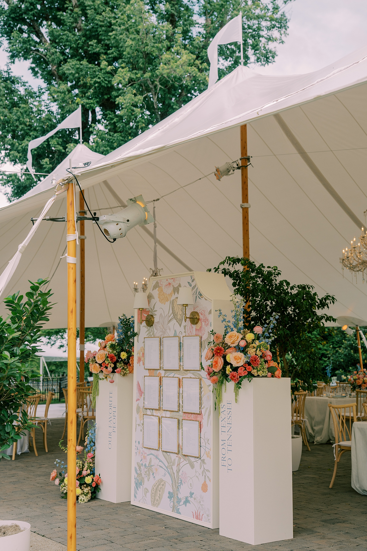 custom Ravenswood wedding details in Tennessee