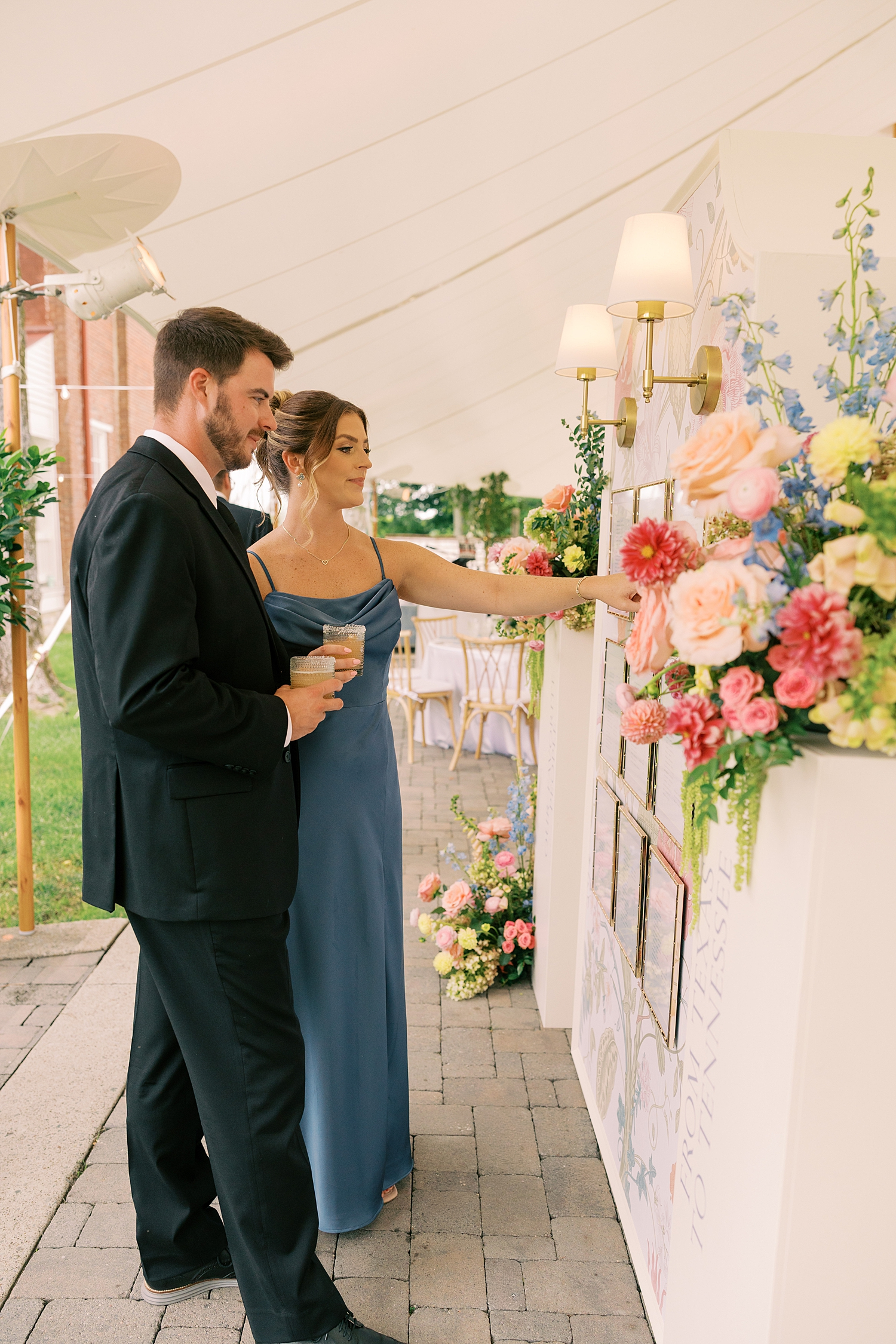 custom Ravenswood wedding details