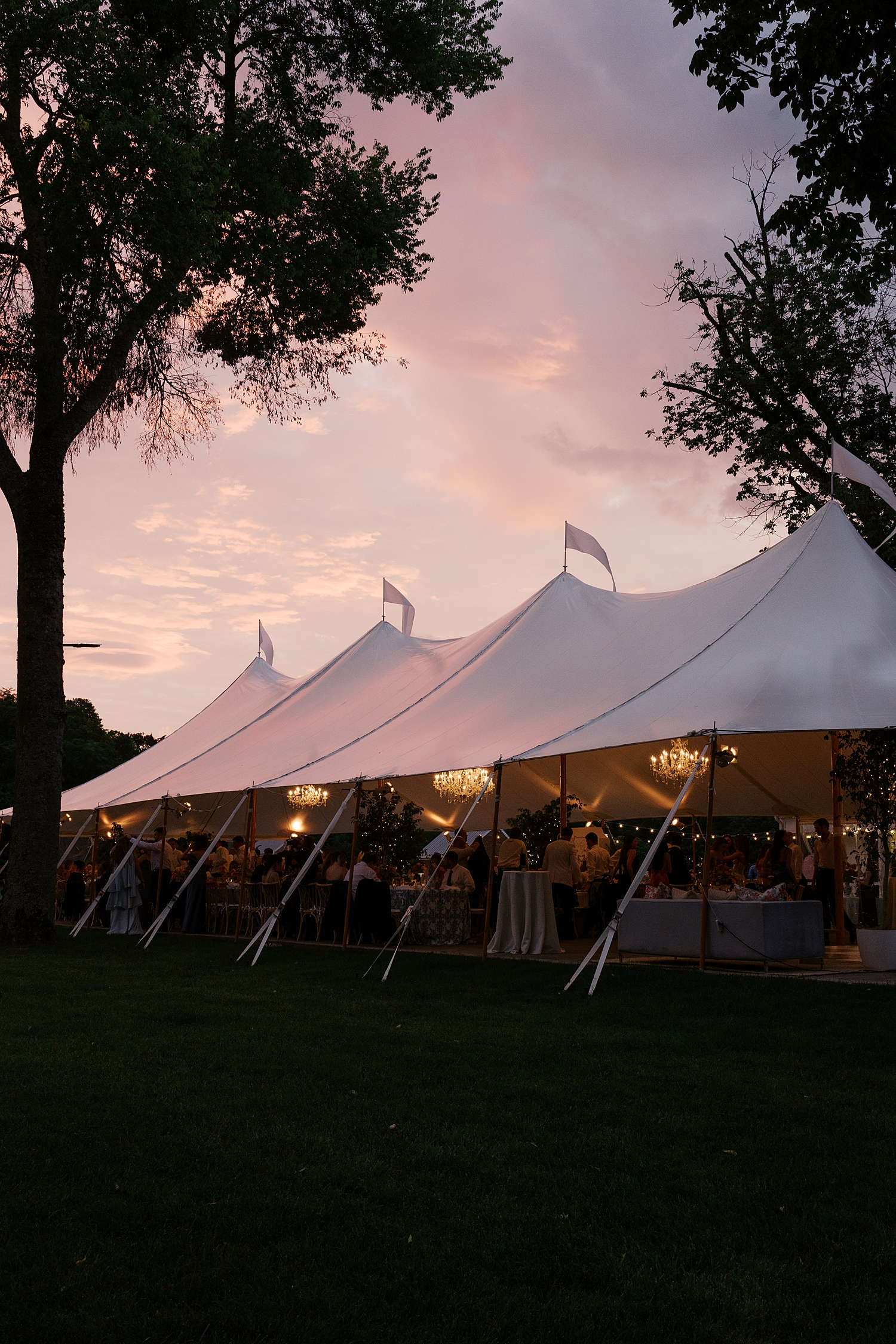 Sailcloth Ravenswood wedding reception