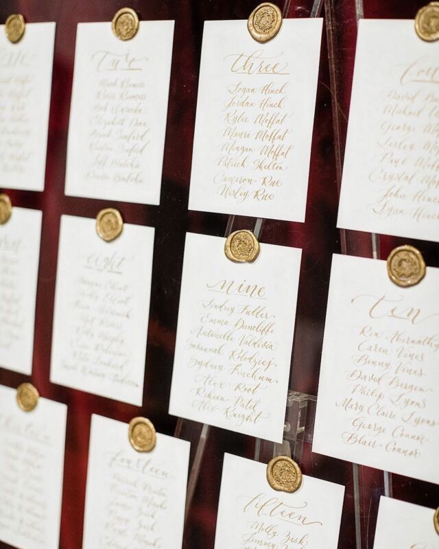wax seal stickers 41pcs Perfect For Wedding Event Seating Chart Letter  Decor Etc - Tony's Restaurant in Alton, IL